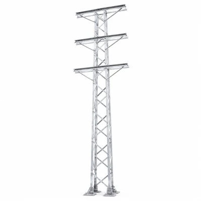 Torre in acciaio ad angolo zincato