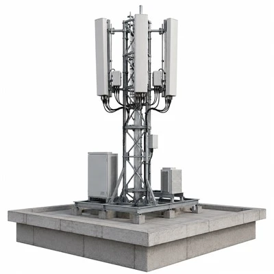 Torre delle telecomunicazioni sul tetto