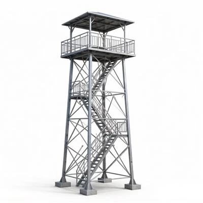 Torre di guardia in acciaio